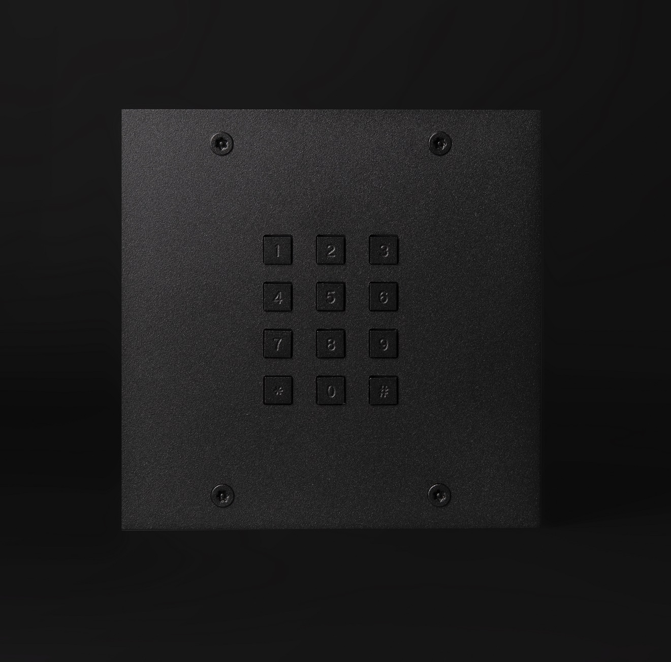 FT24K keypad of codeklavier in zwart