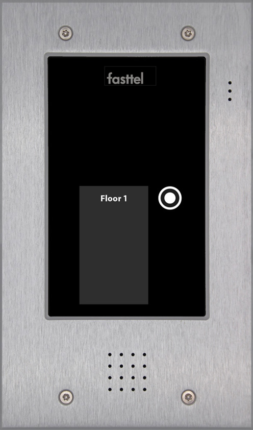 Fasttel Elite IP: de meest luxueuze deurbel met camera van Fasttel, grijs