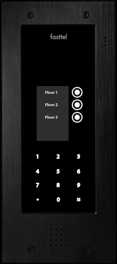 Fasttel Wizard Elite IP, de meest luxueuze deurbel met camera, in alu grijs of zwart