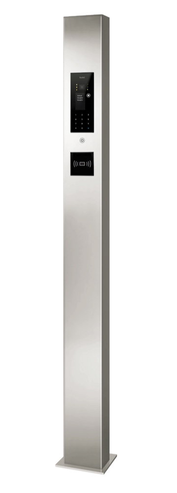 FTEMPEROR columns from Fasttel: in stainless steel and bronze