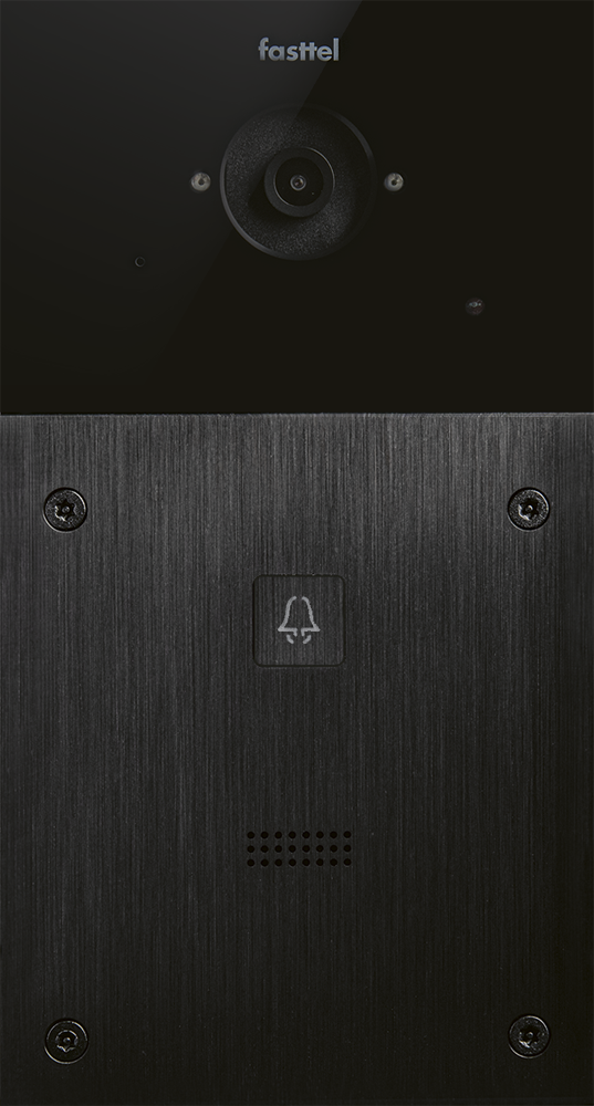 Doorphone Entry: de zwarte design intercom voor iedereen- met camera 